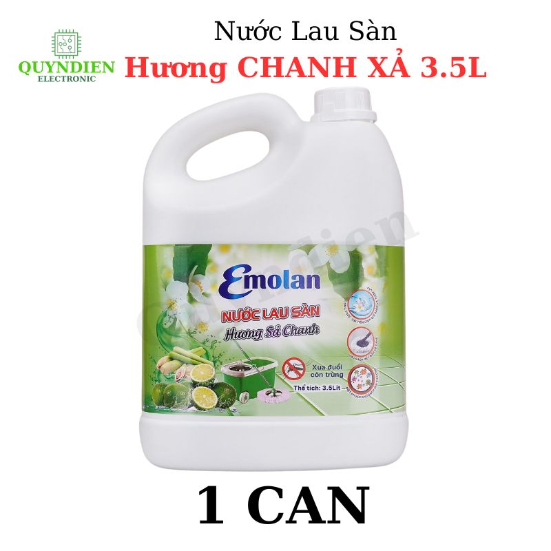 Nước lau sàn Emolan hương CHANH SẢ - 3.5L
