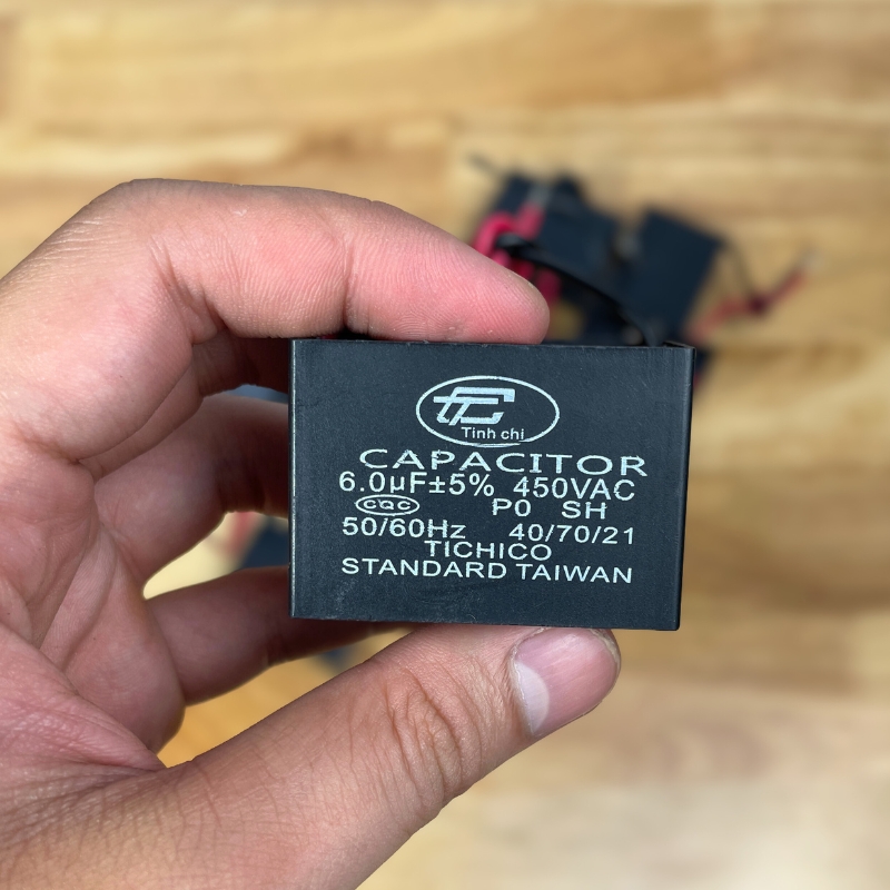 Tụ Đề Kapa 6uF ±5% 450VAC Tinh Chi