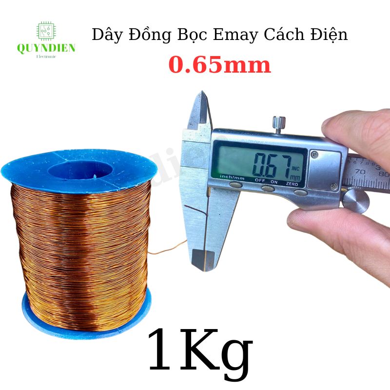 Dây ĐỒNG bọc emay cách điện size 0.65mm