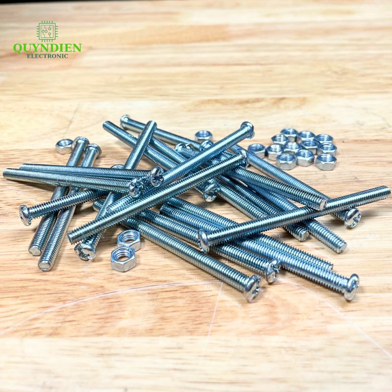 Ốc Vít M5x70mm Có Kèm Tán - Túi 100 Con