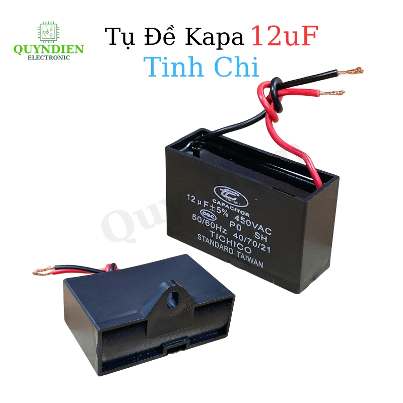 Tụ Đề Kapa 12uF ±5% 450VAC Tinh Chi