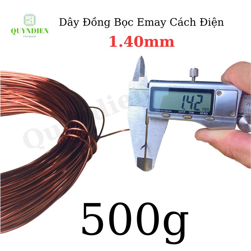 Dây ĐỒNG bọc emay cách điện size 1.40mm