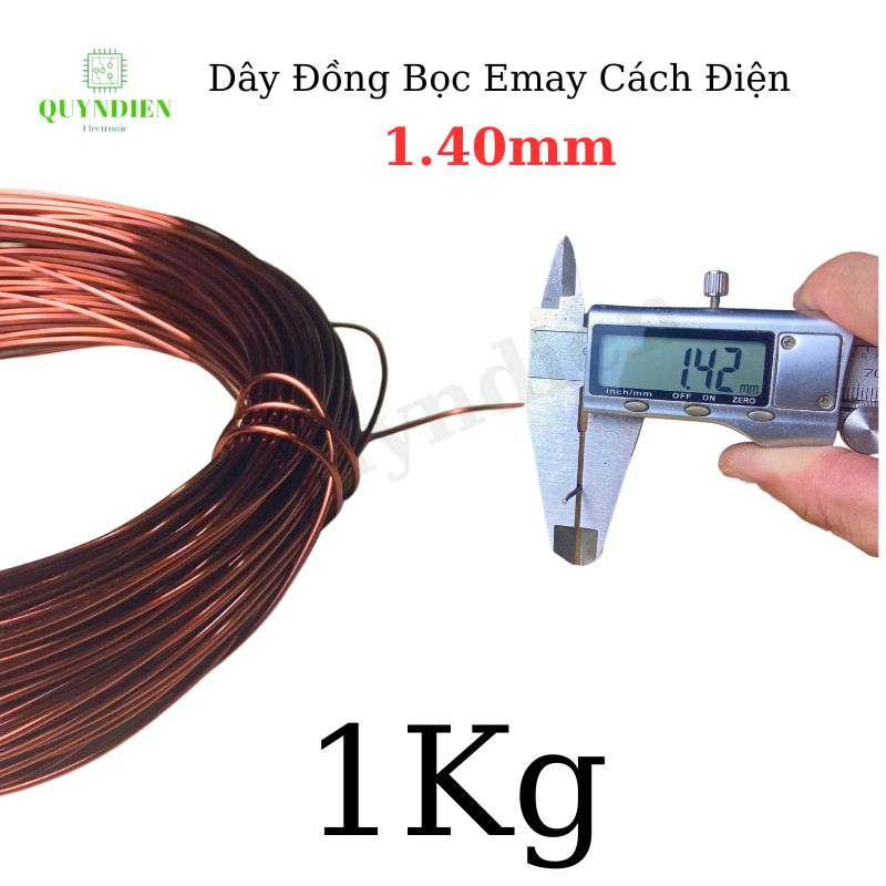 Dây ĐỒNG bọc emay cách điện size 1.40mm