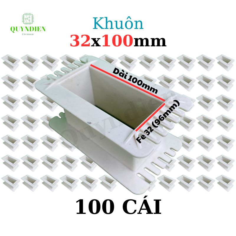 Khuôn nhựa quấn biến áp Fe silic 32x100mm
