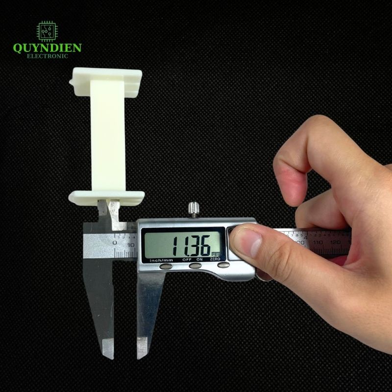 Lõi Nhựa Vuông Dài 64mm Quấn Cuộn Cảm Phân Tần Loa - Màu Trắng Sữa