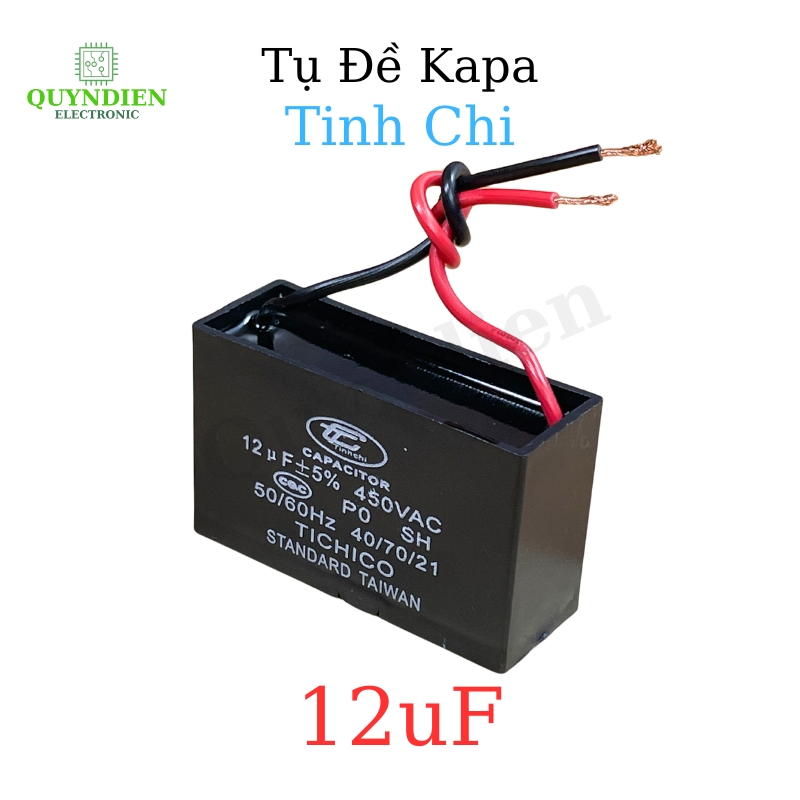 Tụ Đề Kapa 12uF ±5% 450VAC Tinh Chi