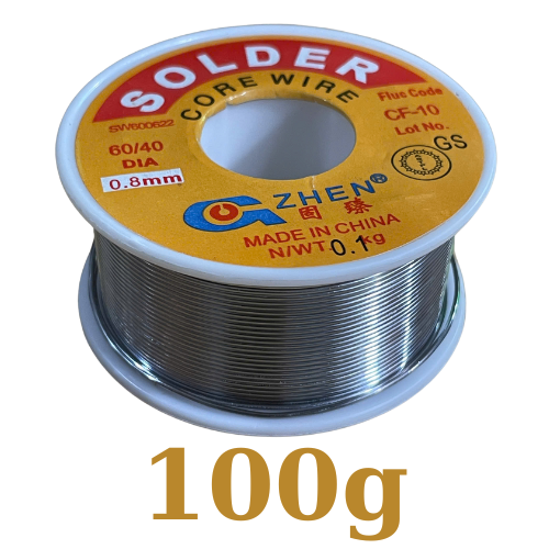 Thiếc hàn chì hàn SOLDER Size 0.8mm 60/40 Cuộn 100g