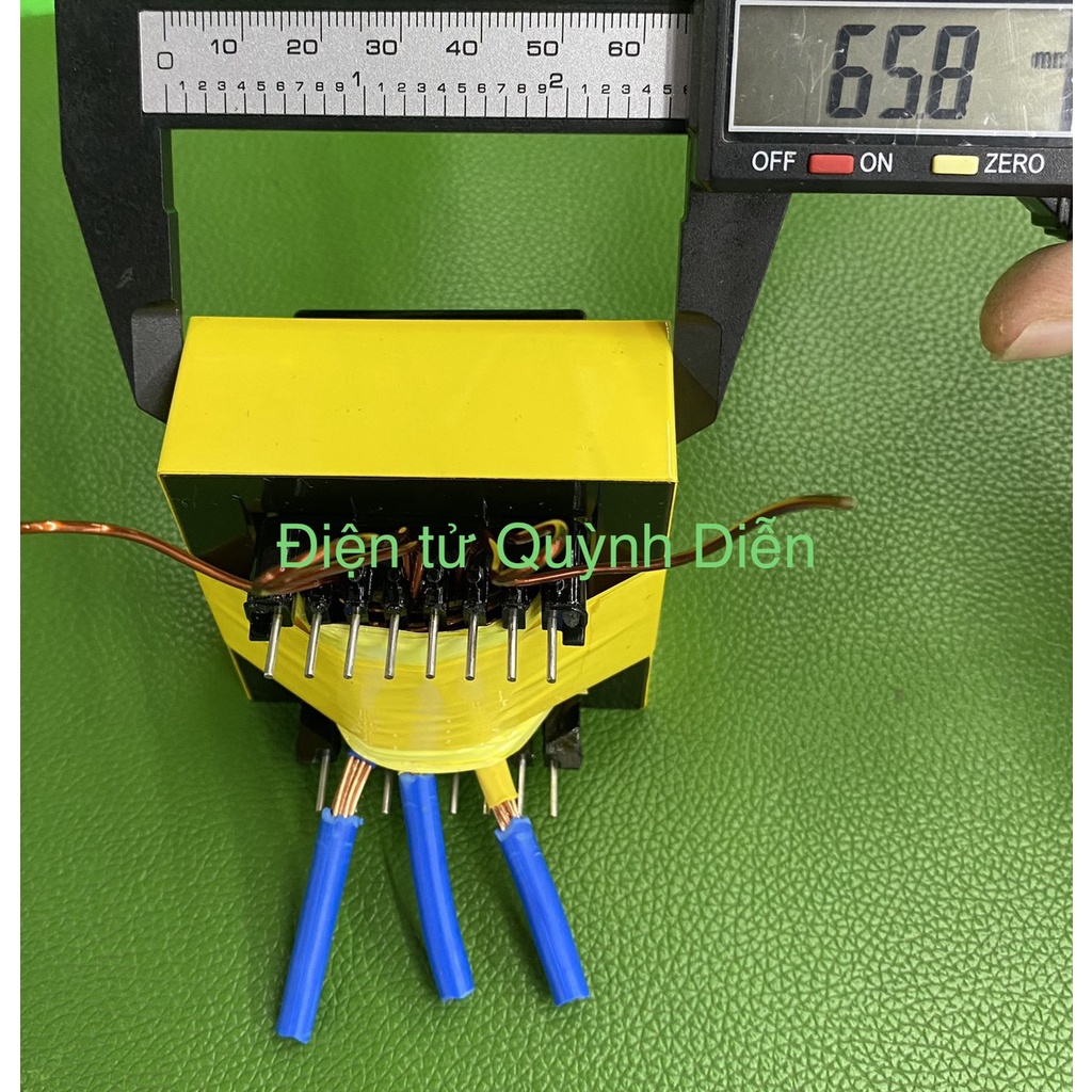Biến áp xung quấn mới E6527 Nằm Vuông