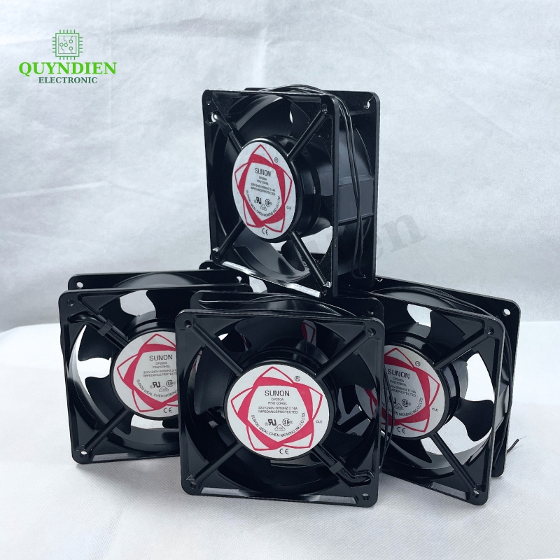 Quạt Hút Mùi, Quạt Tản Nhiệt Thông Gió 12x12x3.8cm 220V SUNON