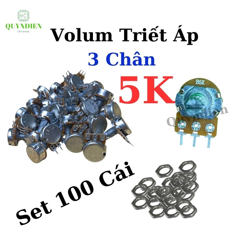 Volum biến trở Triết áp đơn WH148 B5K