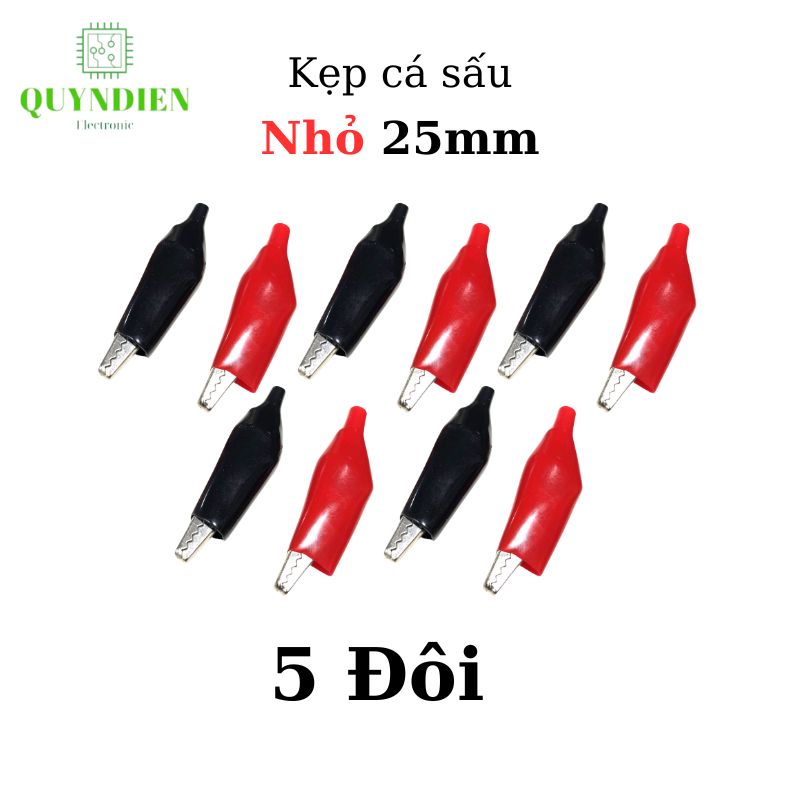 Kẹp cá sấu loại nhỏ 25mm