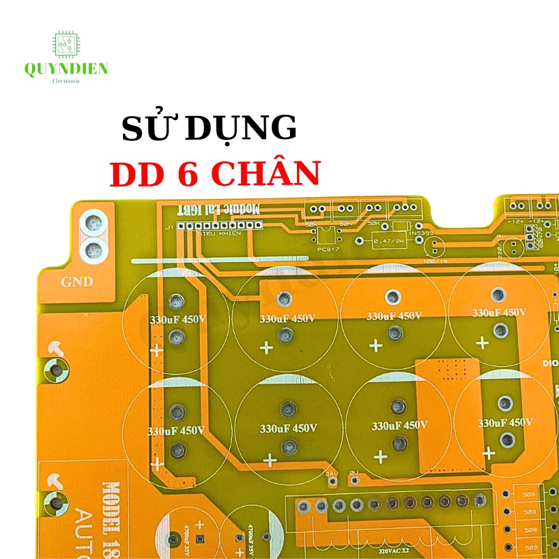 MẠCH PCB 18 FET EE55 IGBT AUTO DUTY – Kèm KA3525 + NE555 V4