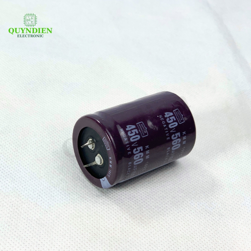 Tụ Lọc Nguồn 560uF 450V – Tụ Hóa Cho Thiết Bị Điện Tử