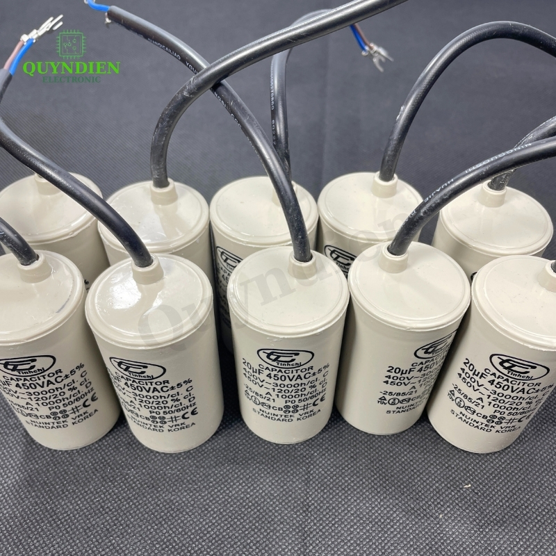 Tụ Đề Máy Bơm Nước 20uF 450V Tụ Kapa Tinh Chi
