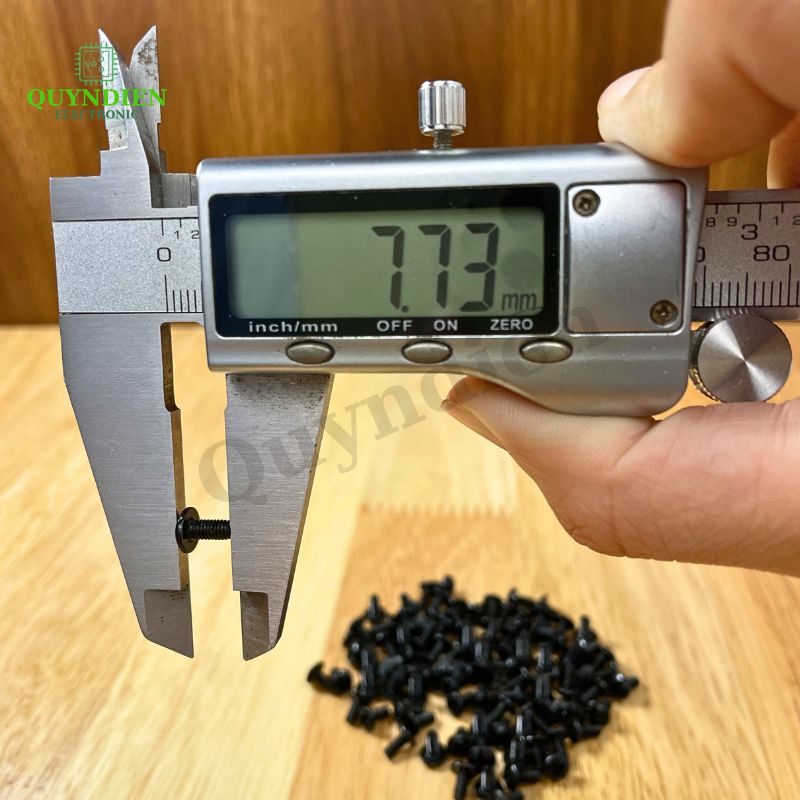 Ốc Vít Ren Mịn Đầu Dù M3x8mm - Túi 500 Con