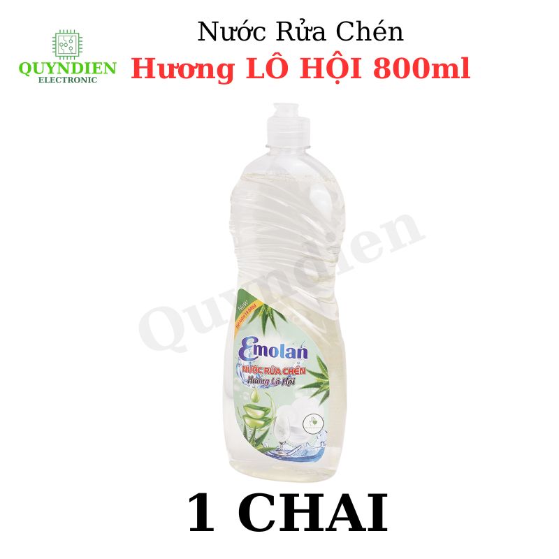 Nước rửa chén Emolan hương LÔ HỘI - 800ml