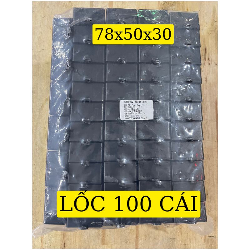 Hộp Nhựa ABS WANCHI 78x50x30mm Màu Đen