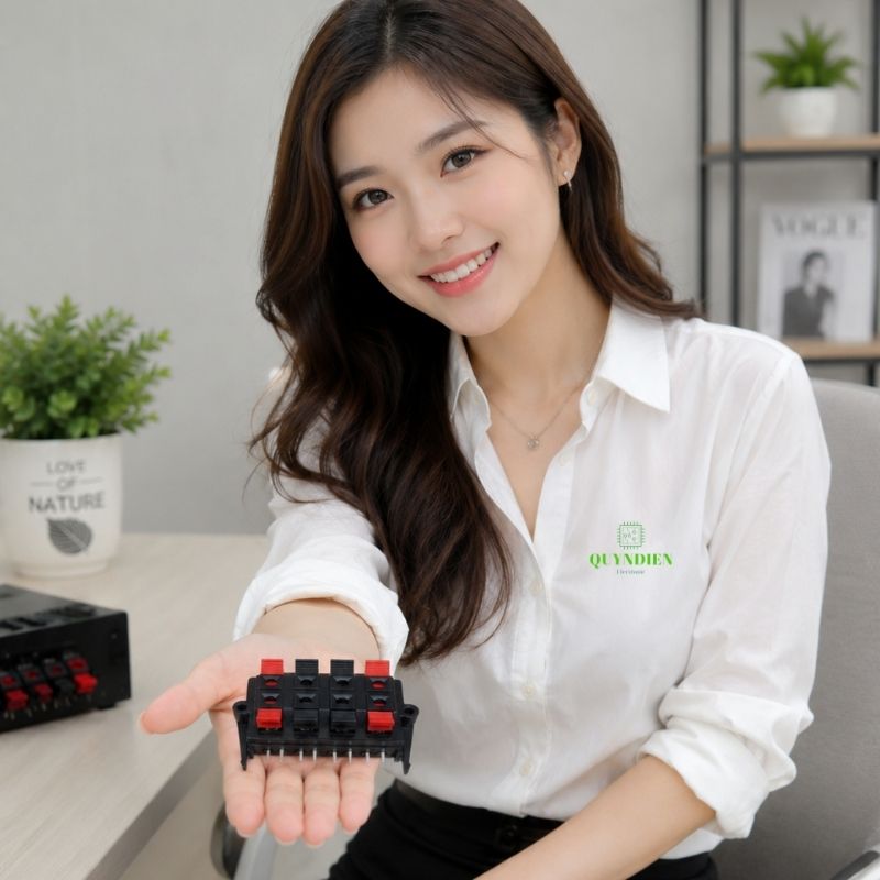 Trạm kẹp loa Trạm nhấn 8p Trạm amply