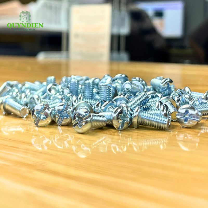Ốc vít kèm tán M5x10mm túi 100 con