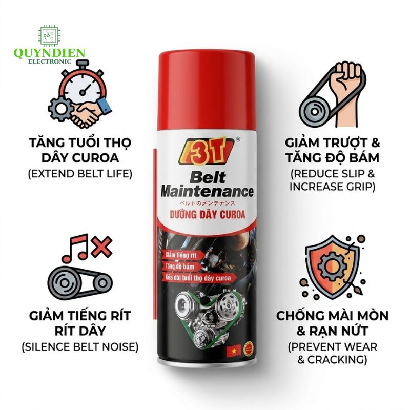 Chai Xịt Dưỡng Dây Curo 3T - Thùng 12 Chai