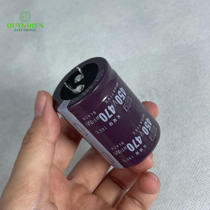 TỤ LỘC NGUỒN - TỤ HÓA NÂU 470uF 450V