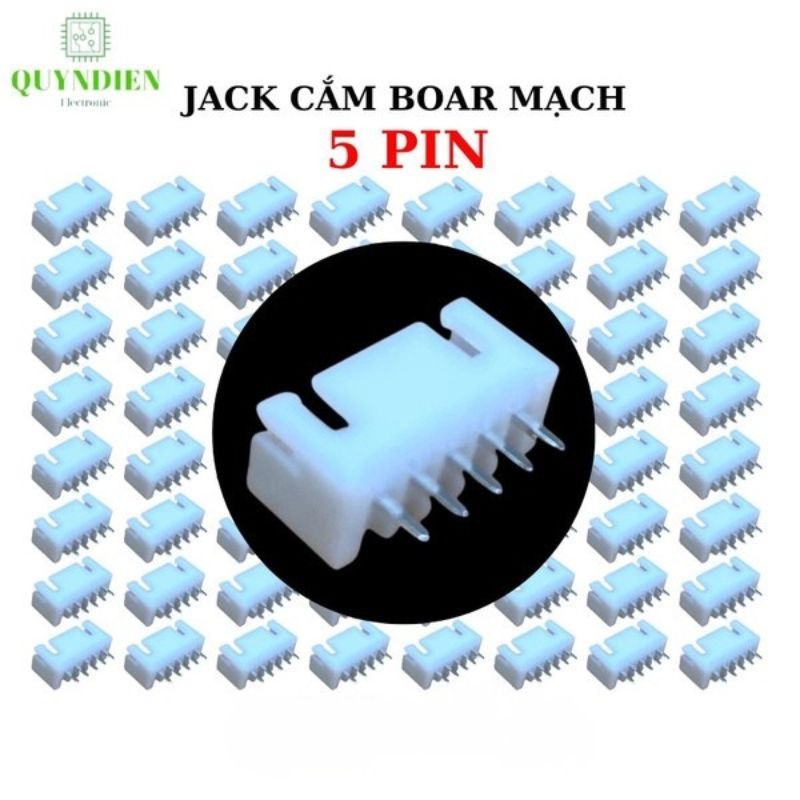 Header XH2.54 Jack Cắm Boar Mạch Chân Đế 5 Pin
