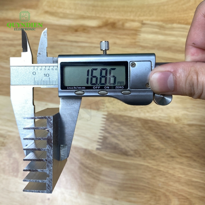 Nhôm Tản Nhiệt 8 Cánh 65x43x17mm Tản Nhiệt Mạch Điện Tử
