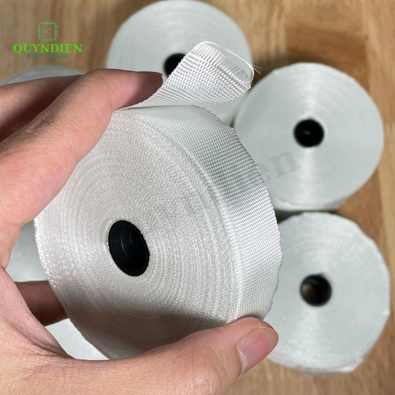 Băng Vải Amiang Cách Điện Chống Cháy - Cuộn 30 Mét
