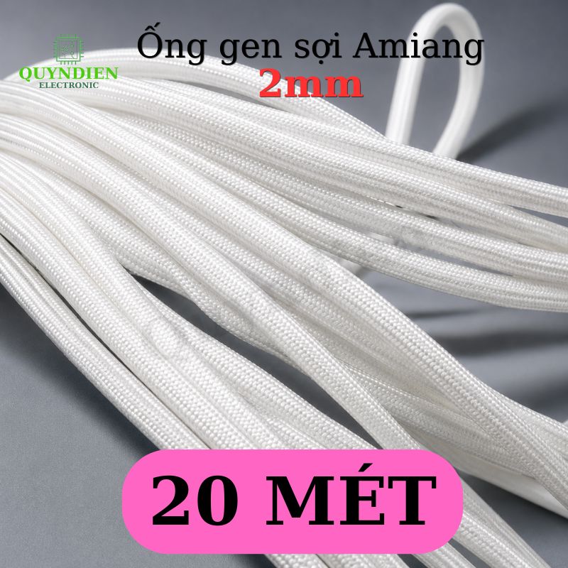 Ống Gen Amiang Sợi Thuỷ Tinh Size 2mm