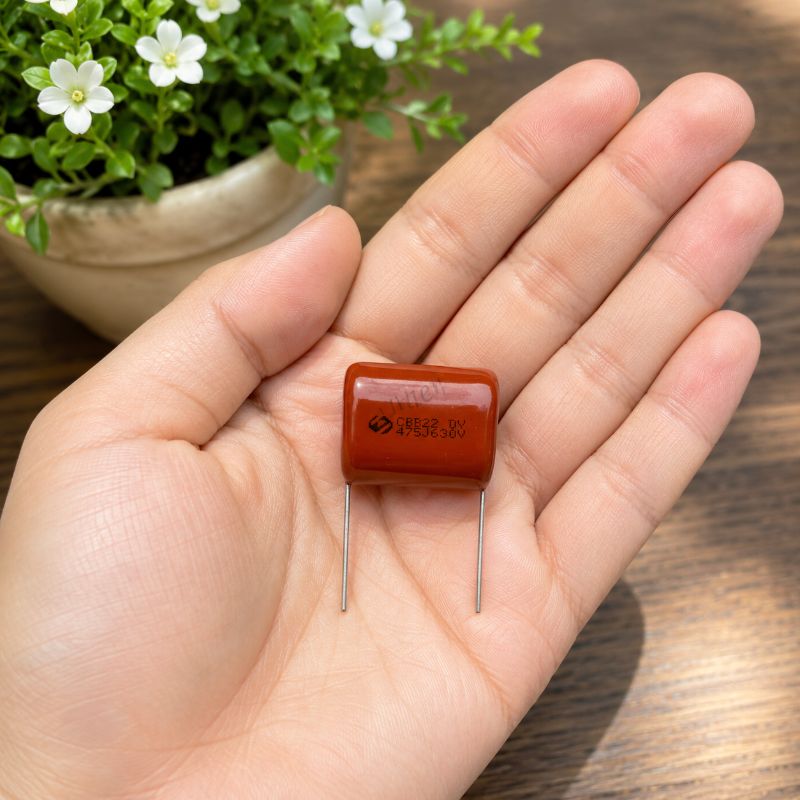Tụ Kẹo Nâu Đỏ CBB22 475J 630V