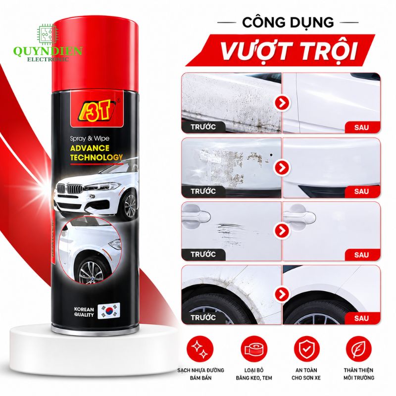 Tẩy Nhựa Đường, Băng Keo 3T