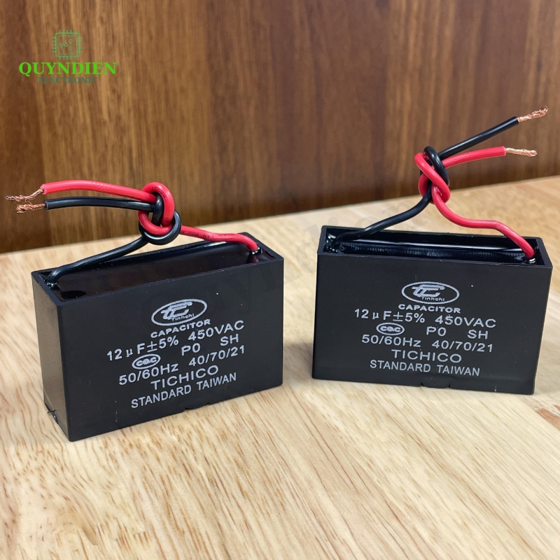 Tụ Đề Kapa 12uF ±5% 450VAC Tinh Chi