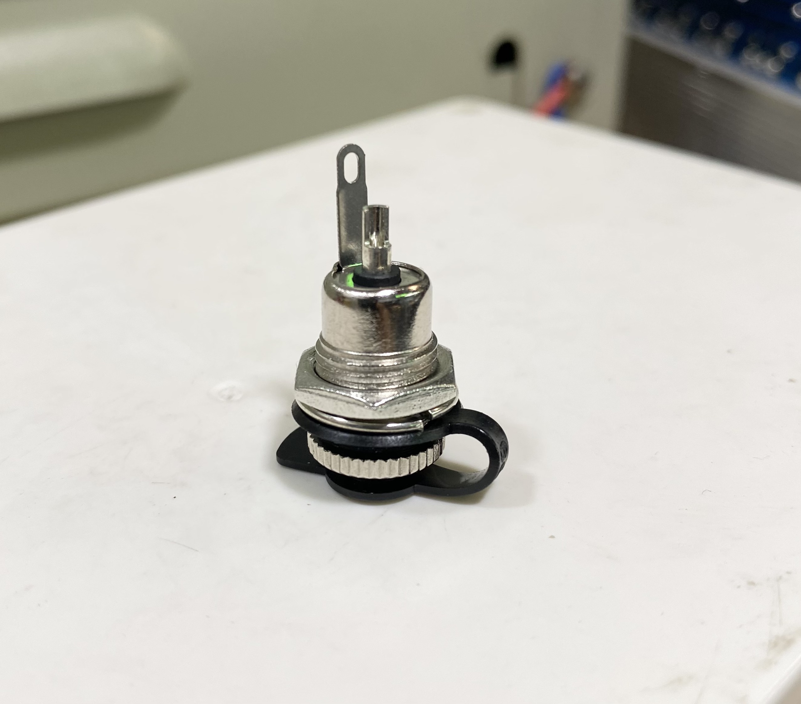 Jack, Giắc sạc DC 5.5x2.1mm kim loại có ron chống nước
