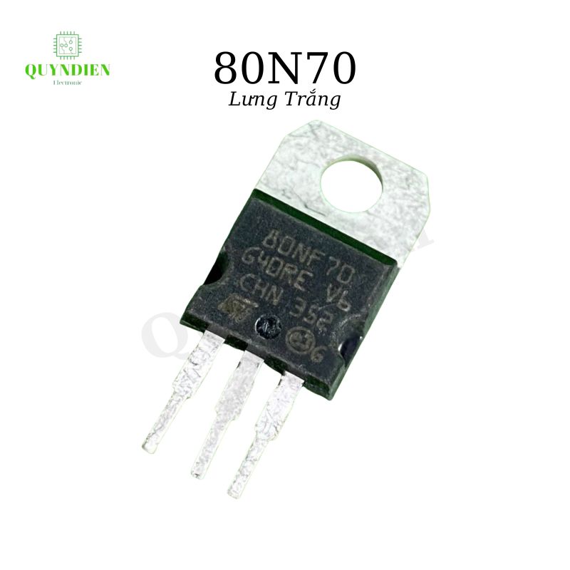 Mosfet 80N70 tháo máy Lưng Trắng