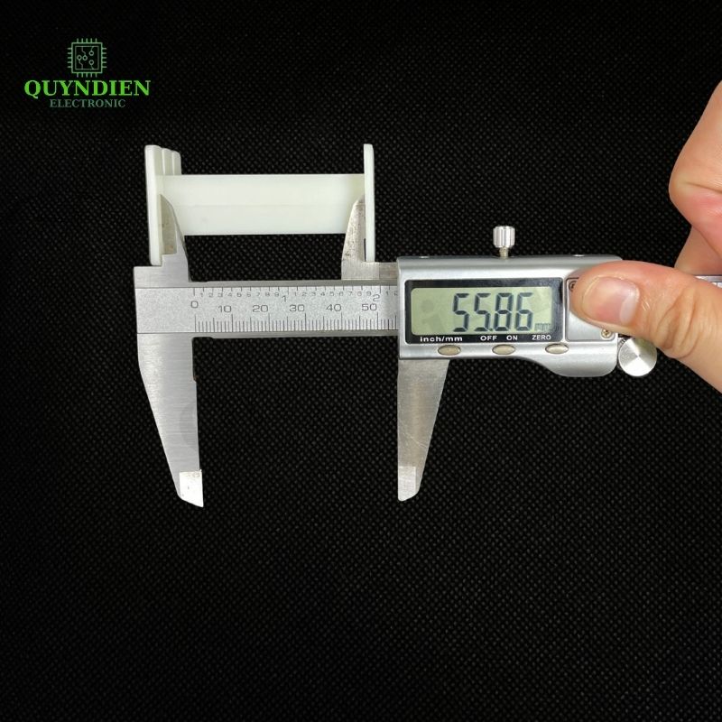 Lõi Nhựa Vuông Dài 60mm Quấn Cuộn Cảm Phân Tần Loa - Màu Trắng Sữa