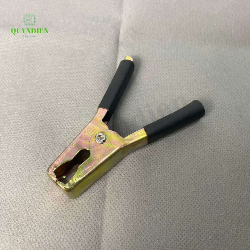 Kẹp ắc quy Acquy 100A Thép Không rỉ (Đỏ + Đen), 93mm, Lò Xo Cực Kì Khỏe.