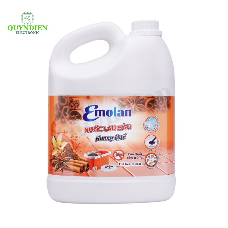 Nước lau sàn Emolan hương QUẾ - 3.5L