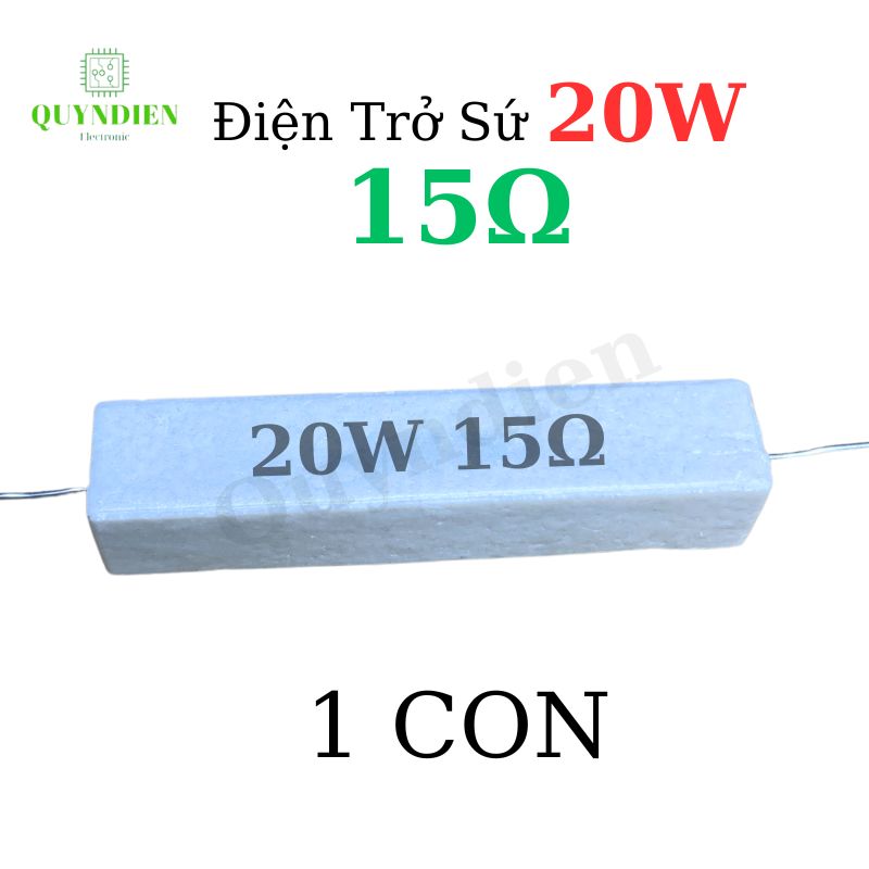 Điện trở sứ 20W 15R