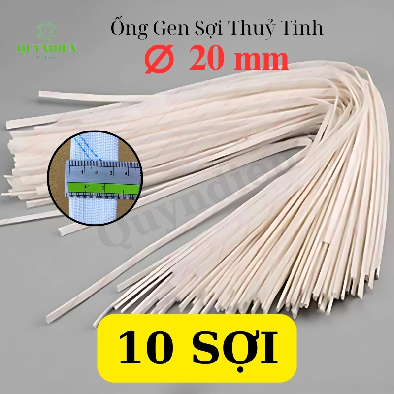 Ống gen cách điện sợi thủy tinh size 20mm