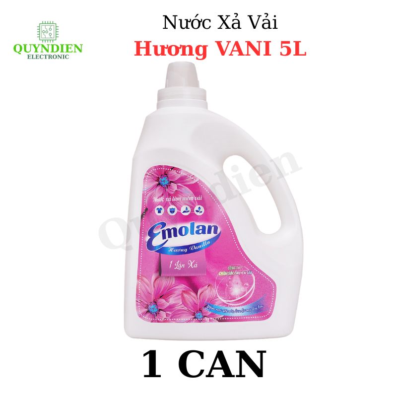 Nước xả vải Emolan hương VANI - 5L