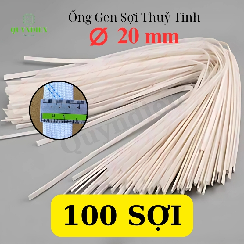 Ống gen cách điện sợi thủy tinh size 20mm