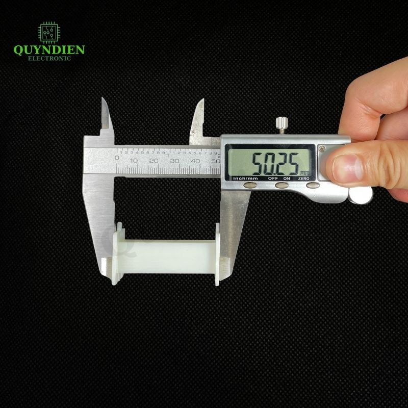 Lõi Nhựa Vuông Dài 50mm Quấn Cuộn Cảm Phân Tần Loa - Màu Trắng Sữa