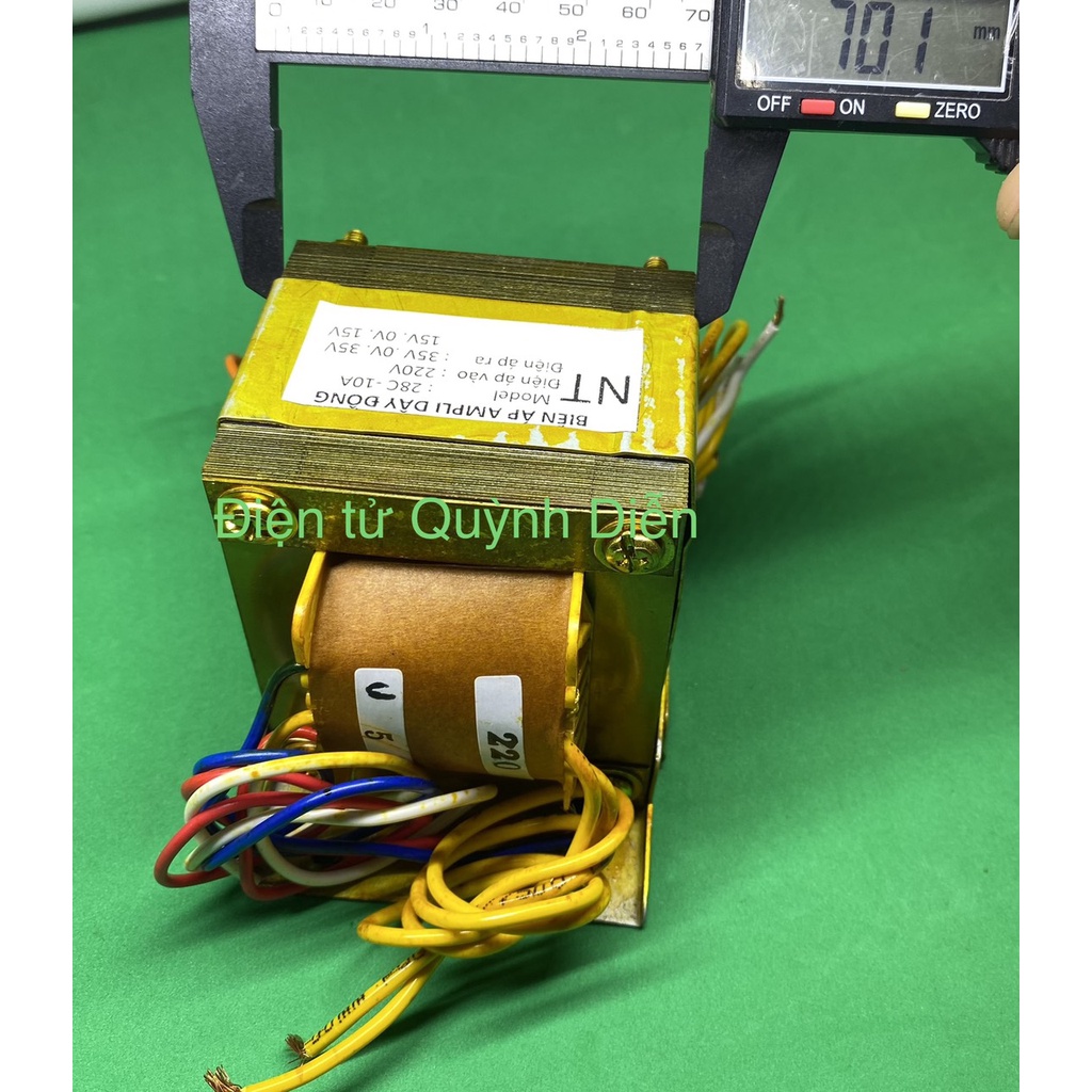 Biến áp cách ly Ampli 10A 30V đôi 100% Dây đồng