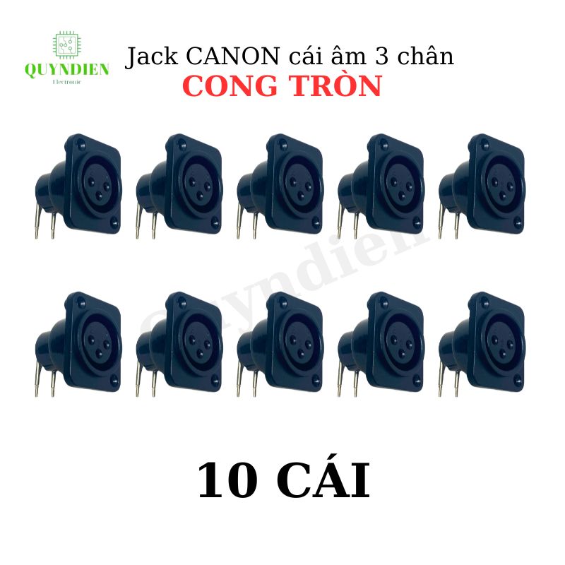 Jack Canon Cái Âm 3 Chân XRL ổ cắm jack canon Kết nối microphone mixer loa