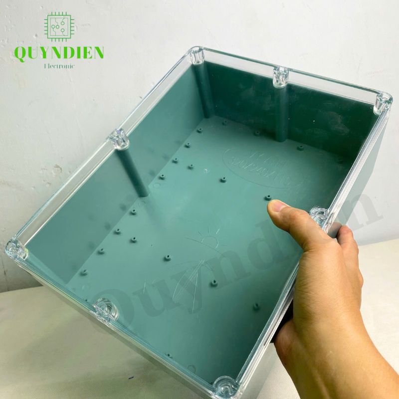 Hộp Nhựa Vy Anh 320x240x110mm Màu Xanh Nắp Trong