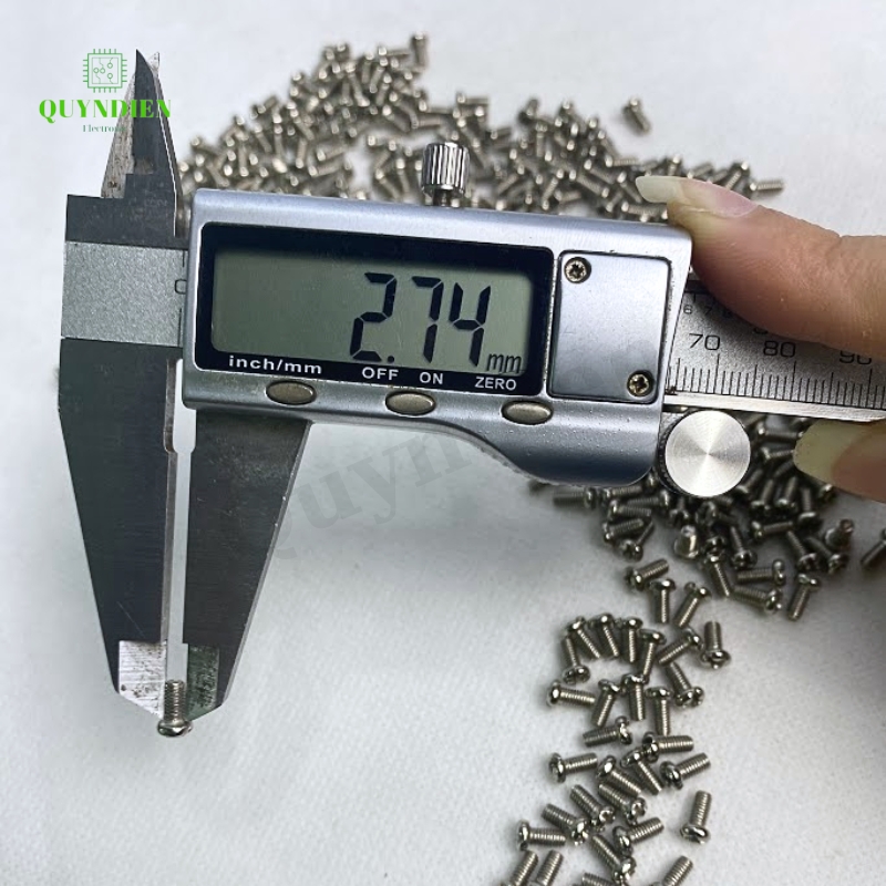 Ốc Ren Mịn Đầu Tròn OT M3=3x5mm