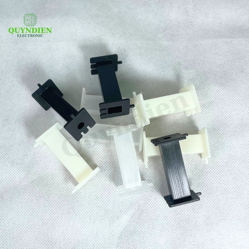 Lõi Nhựa Vuông Dài 42mm Quấn Cuộn Cảm Phân Tần Loa - Màu Đen