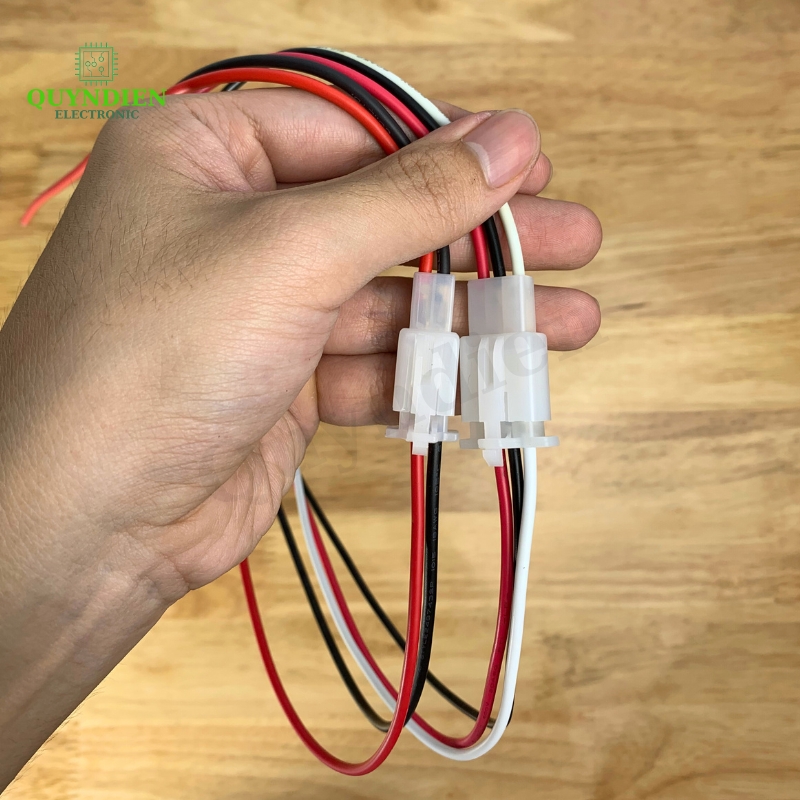 Jack Nối Dây Điện Đực Cái 3 PIN 2.8mm Cho Xe Máy Ô Tô