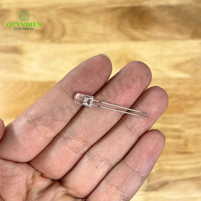 Đèn LED RGB Xanh Dương 5mm 2 Chân Siêu Sáng - 10 Bóng