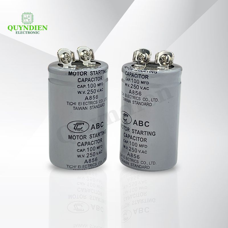 Tụ Đề Khởi Động Motor 100uF 250VAC Tụ Kapa TinhChi ABC